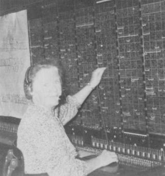 Margaret was a switchboard operator