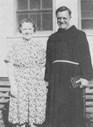 Margaret and her brother, Fr. Donald