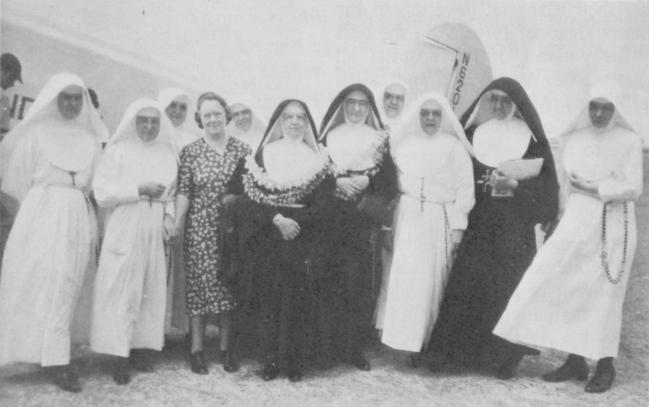 Margaret with a group of Sisters